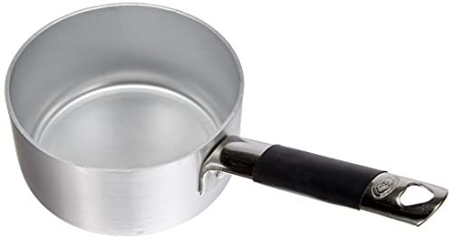 Pentole Agnelli Line aluminium inductiepan - 16 cm - zilver/zwart