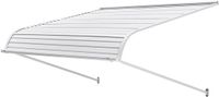 VEVOR Raam Luifel Deur Luifel Zonwering Dakbedekking Aluminium 121,9x106,6x51cm