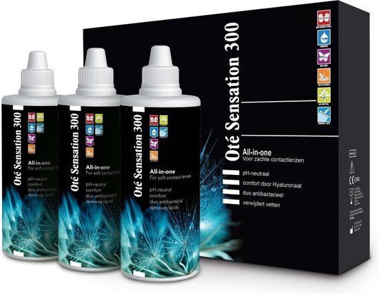 Oté Sensation All-in-one lenzenvloeistof value pack (3 x 300 ml)