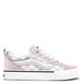 VANS Knu Skool Checkerboard suède sneakers - lichtroze/wit