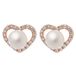 Orphelia ZO-7233/RG - Oorbel - 925 Zilver Rosé - Parel / Zirkonia - 6 mm