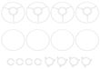 Solidchoice - Set de 4 anneaux de abat-jour de 6 pouces pour lampes de bricolage