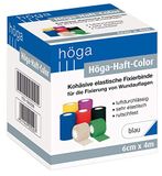 Höga - Kleefkleur blauw 6 cm x 4 m uitgerekt, samenhangend (zelfklevend) elastische fixeerband (1 stuk)