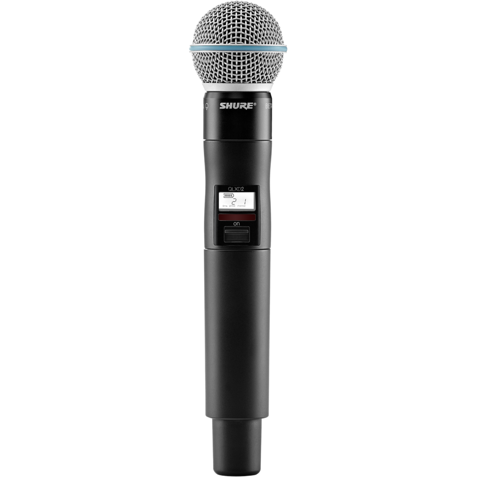 Shure QLXD2/B58-K51 Handheld Microphone (606 - 670 MHz)