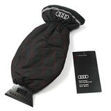 Audi 80A096010D IJskrabber met handschoen, voor de winter, voor autoruiten, sneeuw, zwart