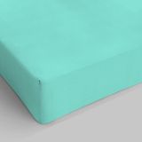 Datex hoeslaken turquoise 180 x 200 cm
