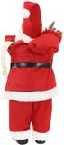 vidaXL Kerstmanfiguur Rood 46 cm Polyester