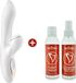 Satisfyer Pro G-Spot Rabbit Voordeelpakket - Drukgolf & G-spot Vibrator - incl. Glijmiddel & Toy Cleaner