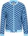 Mo ATHLSR Mo Jas XXL Blauw Gestreept Polyester