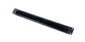APC Horizontal Cable Organizer 1U w/brush strip - Zwart