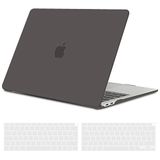 TECOOL MacBook Air 13 inch Case 2020 2019 2018 (Model: A2337 M1 / A2179 / A1932) - Grijs