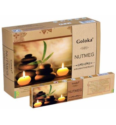 Goloka Wierook aromatherapy nutmeg (15G)