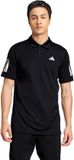 adidas Performance Club Tennis 3-Stripes Poloshirt Heren Zwart S