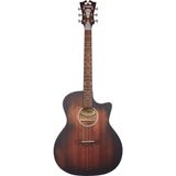D'Angelico Premier Gramercy LS Aged Mahogany guitare folk électro-acoustique western