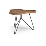Swedese Flower Mono Special Edition Table 62x66 cm H45 cm Laqué Noyer Acier noirci
