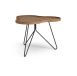 Swedese Flower Mono Special Edition Table 62x66 cm H45 cm Laqué Noyer Acier noirci