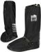 Perletti Zwarte Hoge Regenoverschoen met Camouflage Band - Waterdicht, Winddicht, Unisex, Maat 43-45