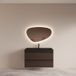 Boss & Wessing BWS Badmeubelset Riga met Lako Wastafel Zwart 100 cm Bruin Eiken