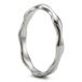 sidegren Molten | 4 mm zilverkleurige roestvrijstalen golvende ring