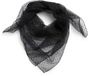PIÈCES - Foulard carré PCELVIRA - Zwart - Polyamide