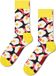 Happy Socks Egg & Bacon Sock Hommes Chaussettes Noir
