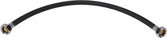 Differnz Flexible Hose Connector - Coupling from G3/8 to G1/2 - Suitable as Tap Connector Hose - Made of Nylon - Length 60 cm - Colour Black