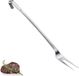 Merkloos Vleesvork RVS - Trancheervork Braadfork - Vlees Snijden - Extra Lange Tanden - 50 cm - Zilver