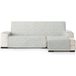 ECOMMERC3 Chaise longue bankhoes, extra rechts, omkeerbaar, met elastische elastieken, geel, universele bankbeschermer voor chaise longue