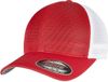 Urban Classics 360 OMNIMESH 2-TONE Flexfit Pet S/M Rood/Wit