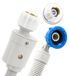 Merkloos Aquastop Toevoerslang wasmachine - 2,50 m - 3/4 inch - 90° hoek