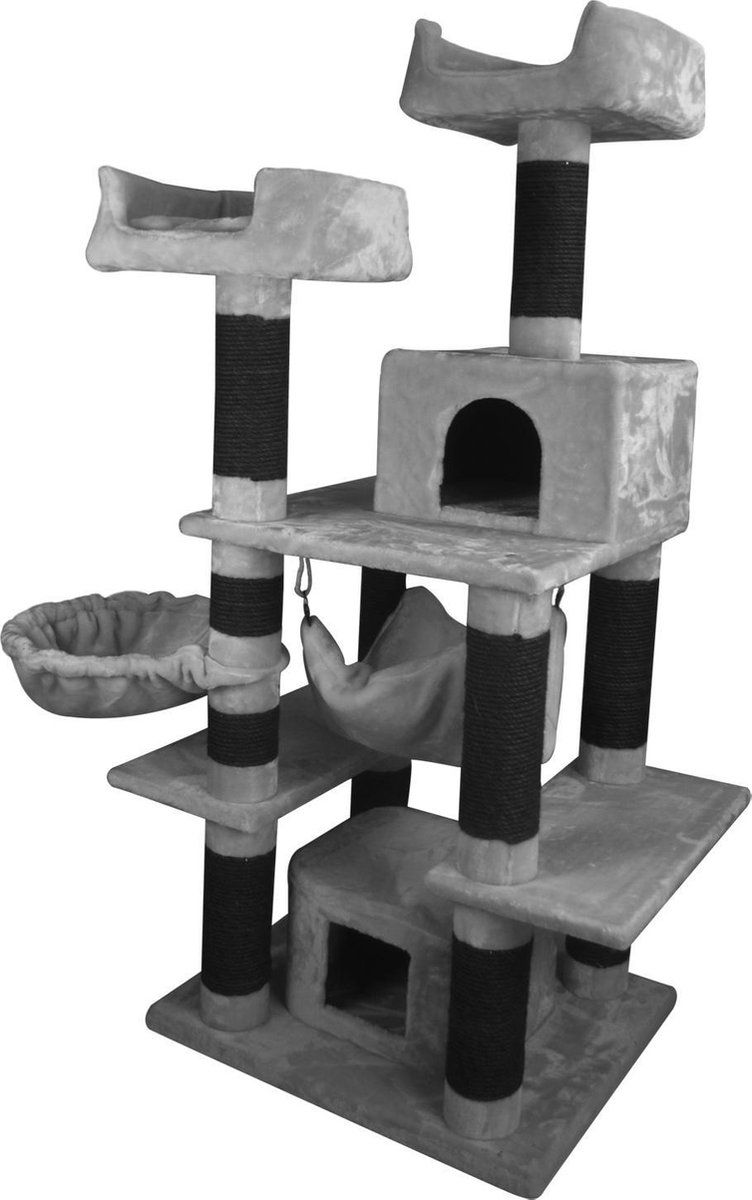 Adori Krabpaal Mosey - Krabpaal - 60x70x160 cm - Grijs Zwart