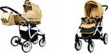 BabyLux® Largo | Ensemble de poussette 2 en 1 | Gold Rainbow | Poussette combinée | Ensemble de poussette | Poussette canne