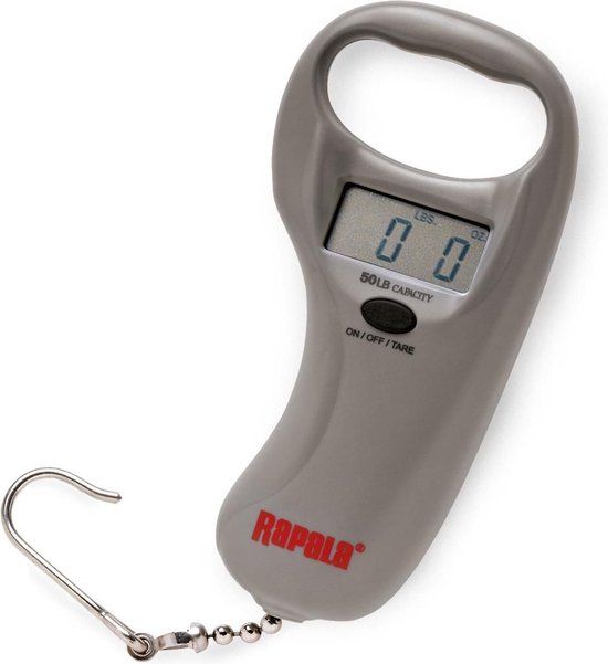 Rapala Sportsman's Digitale Weegschaal - 25 kg - Grijs