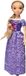 Dimian Alltoys Pop prinses in paarse jurk - 80 cm.