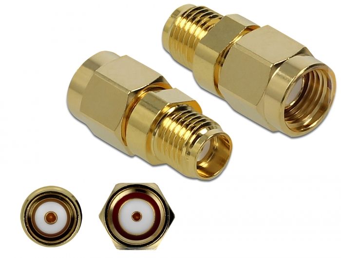 DeLOCK 89976 - Adapter - geelkoper - goud