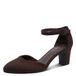 Tamaris Damespomp met riem 1-24412-41 damespumps, Mokka, 42 EU