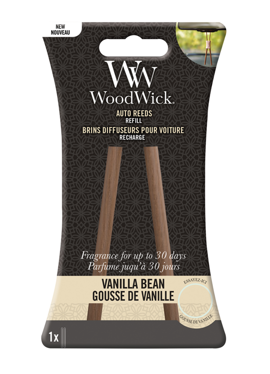 Woodwick Vanilla Bean Autoparfum Refill Interieurparfum unisex