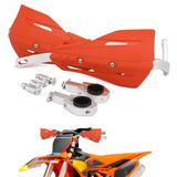 22mm KTM 22mm en 28mm Aluminium Universele Handbescherming Voor Motocross Crossmotor (Oranje)