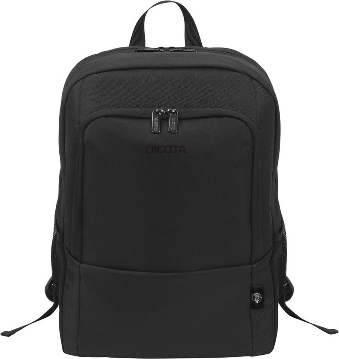 Dicota Eco Backpack BASE 13-14.1 - Zwart - Polyester