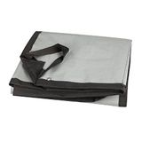 Windhager Plant- en onderlegzeil met vlies, verpotmat, plantenmat, werkonderlegger voor schoon verpotten, plantenonderlegger, tuinwerkonderlegger, 1 x 1,5 m, grijs