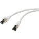 Renkforce RF-7106494 RJ45 Netwerk Netwerkkabel, patchkabel CAT 8.1 S/FTP 3.00 m Wit 1 stuk(s)
