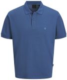 JACK&JONES JPRBLAWESTON SS POLO PLS - Heren - Polo - Katoen - Blauw - Maat 6XL