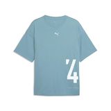 PUMA Graphics oversized trainingsshirt voor heren 3XL, Baltic Sea Blue