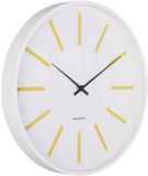 Karlsson Wandklok Arruga Retro - Goudgeel - Ø40cm