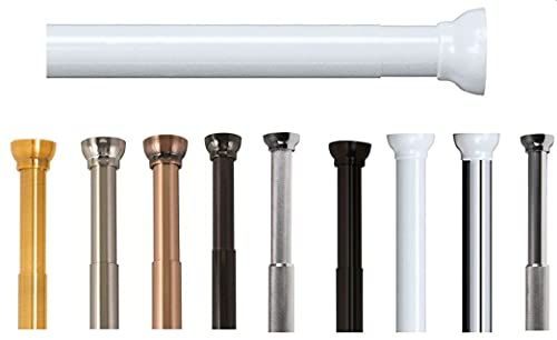 Spirella Kreta Telescopische Douchegordijnstang - 75-125 cm - Wit