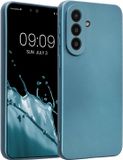 kwmobile metallic telefoonhoesje van TPU - geschikt voor Samsung Galaxy A57 5G - Flexible case voor smartphone - In Metallic carabisch blauw