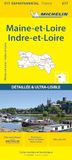 Maine-et-Loire Michelin INDRE & LOIRE / MAINE 11317 CARTE ' LOCAL ' ( Fran