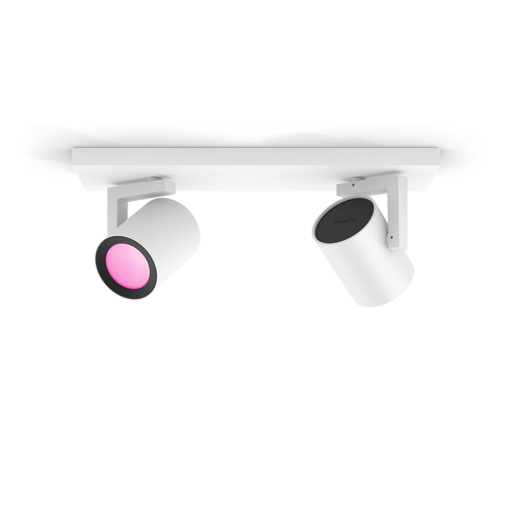 Philips Hue Argenta - Smart Ceiling Light - White - Bluetooth - 2-Spot