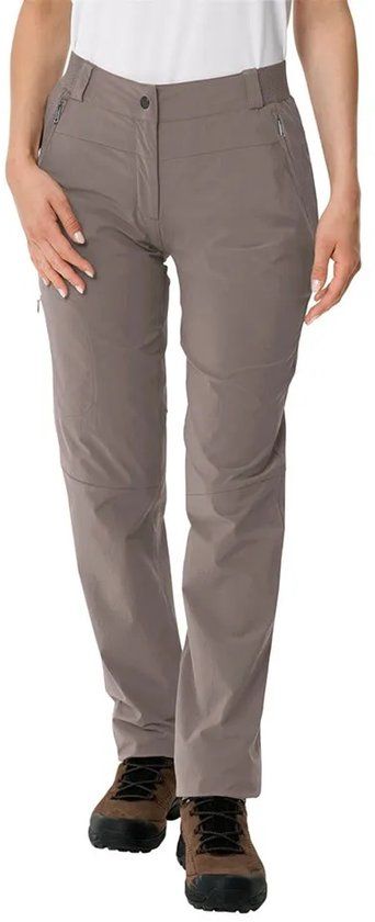 Vaude Farley Stretch Iii Broek Bruin 46 / Short Vrouw