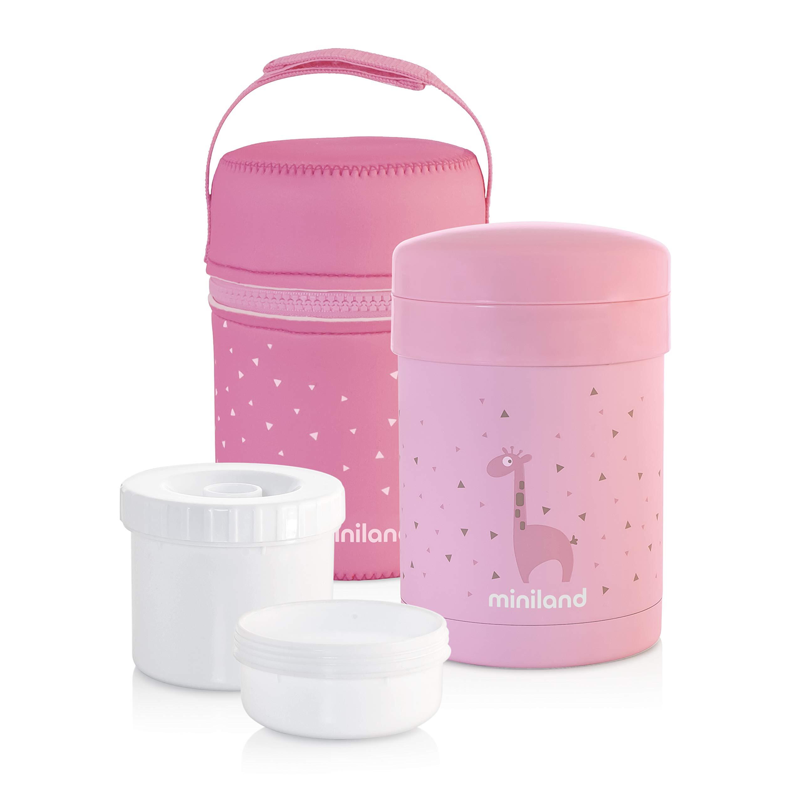 Miniland thermetic Voedingsmiddelbakje pink 700 ml